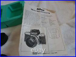 Nikon. Nikkor Auto. 85mm. F/1.8 Camera Lens. Vintage. In original box