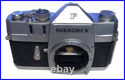 Nikon Nikkorex F Camera Mod. 1 Selenium Camera Body, with Leather Cover