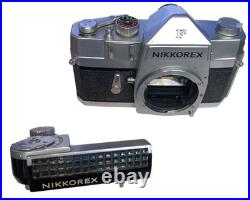 Nikon Nikkorex F Camera Mod. 1 Selenium Camera Body, with Leather Cover