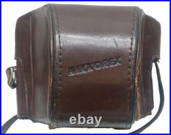 Nikon Nikkorex F Camera Mod. 1 Selenium Camera Body, with Leather Cover