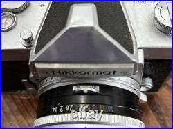Nikon Nikkormat FS SLR Camera Black Silver with Nikkor-SC 50mm f/1.4 Lens