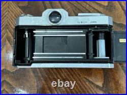 Nikon Nikkormat FS SLR Camera Black Silver with Nikkor-SC 50mm f/1.4 Lens