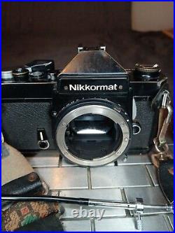 Nikon Nikkormat FT3 Bundle, 50mm Nikkor, Tamron Lenses Grandpa's Camera Vintage