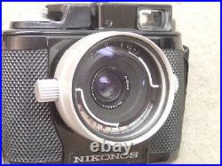 Nikon Nikonos 1 Vintage Camera 1st Version Nippon Kogaku with 28mm 3.5 Lens