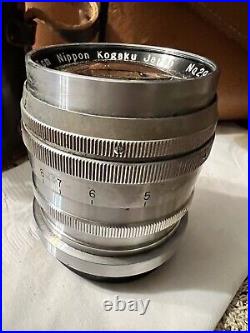 Nikon Nippon Kogaku Nikkor P 12 f=8.5cm Camera Lens Case