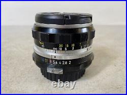 Nikon Nippon Kogaku No. 859484 Vintage Film Camera Lens 10C29