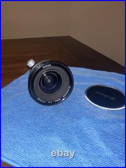 Nikon PC-Nikkor 28mm f/3.5 Standard Manual Focus Aluminum Vintage Camera Lens