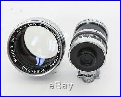 Nikon S2 Vintage Rangefinder Camera with 50mm F 1.4 Nippon Kogaku Nikkor S-C Lens