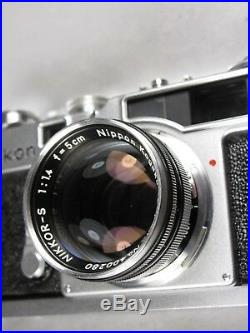 Nikon SP rangefinder with 5cm f1.4 Nikkor S Lens Recent CLA