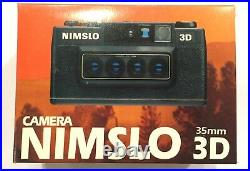 Nimslo R 3D Quadra Lens 35mm Camera, Batteries, Box Rechargeable Micro Usb
