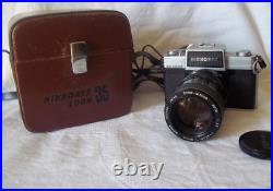 Nippon Nikkorex Zoom35 withBuilt-in-Zoom Nikkor 43mm-86mm f3.5 Lens & Case