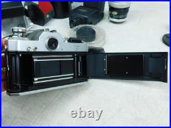 Nippon Nikkormat 35mm Film Camera 50mm Lens w Extras Vintage Japan