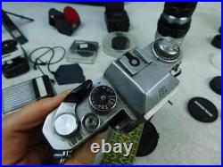 Nippon Nikkormat 35mm Film Camera 50mm Lens w Extras Vintage Japan Nippon Nikkormat 35mm Film Camera 50mm Lens w Extras Vintage Japan