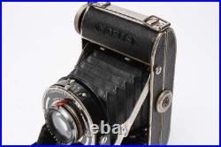 Noris 120 2 1/4 Camera withSteinheil Cassar 75mm f3.5 lens, Works! Nice, Vintage