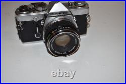 OLYMPUS OM-1 35MM VINTAGE CAMERA With OM-SYSTEM ZUIKO AUTO-S 1.8 50MM LENS (XPM22)