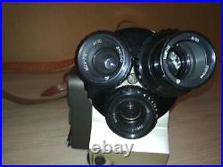 Old Movie Camera 16mm Kiev 16U Lenses Tair-41, Vega-7-1, Mir-11