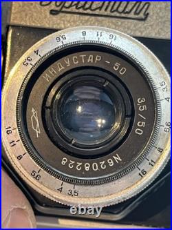 Old-vintage Soviet/ussr KRISTALL Camera+industar 50 Lens Free Shipping