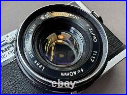 Olympus 35 RD F. Zuiko 11,7 F=40mm Lens Vintage Camera Japan