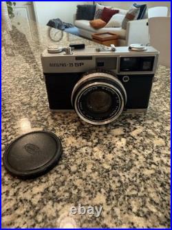Olympus-35 SP Vintage Camera With Lens Working Olympus-35 SP Vintage Camera With Lens Working