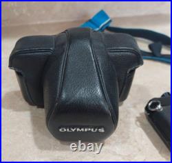 Olympus OM-1 35mm Vintage SLR Camera with 50mm F1.8 F. Zuiko Lens With Case