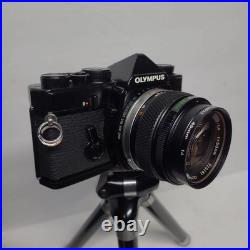 Olympus OM-1 Vintage SLR 35mm Manual Camera BLK, withAccessories