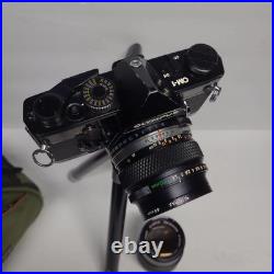 Olympus OM-1 Vintage SLR 35mm Manual Camera BLK, withAccessories