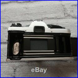 Olympus OM-10 35mm SLR Film Camera OM-System Zuiko Auto-S 50mm F/1.8 Lens Vtg