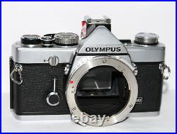 Olympus OM-1N 35mm SLR Film Camera Bundle with Lens, Cap, Strap & Film VTG JAPAN