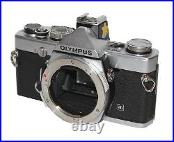 Olympus OM-1N 35mm SLR Film Camera Bundle with Lens, Cap, Strap & Film VTG JAPAN