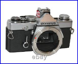 Olympus OM-1N 35mm SLR Film Camera Bundle with Lens, Cap, Strap & Film VTG JAPAN