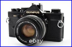 Olympus OM-2 35mm SLR Film Camera Body OM-System Vintage w 50mm Lens Near Mint