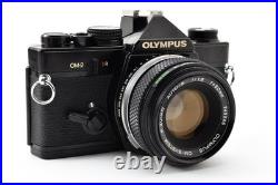 Olympus OM-2 35mm SLR Film Camera Body OM-System Vintage w 50mm Lens Near Mint