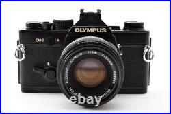 Olympus OM-2 35mm SLR Film Camera Body OM-System Vintage w 50mm Lens Near Mint
