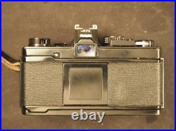 Olympus OM-2 Vintage Black SLR Film Camera with Auto-S 50mm F/1.4 Lens TESTED