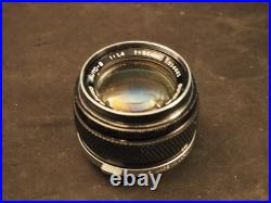 Olympus OM-2 Vintage Black SLR Film Camera with Auto-S 50mm F/1.4 Lens TESTED