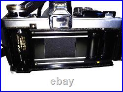 Olympus OM-2N Vintage SLR Camera withVivitar Auto Zoom Lens Shutter Tested Works