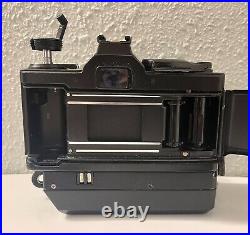 Olympus OM2S with 50mm 1.4 Lens SLR Film Camera Vintage & Winder 35mm