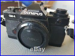 Olympus OM4 bundle, 4 Lenses. T10 & T28 flash with OM2 power control. OM2 flash