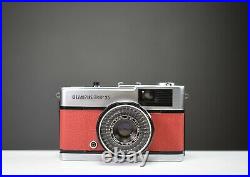 Olympus Trip 35 Film Camera with Zuiko 40mm f2.8 Lens Red Leather Serviced