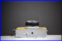 Olympus Trip 35 Film Camera with Zuiko 40mm f2.8 Lens Yellow Leather Serviced