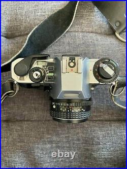 PENTAX Super Program 35mm Film Camera with 50mm Lens and vintage camera strap