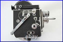 Paillard Bolex 16mm movie film camera + 2 lenses accessories + case