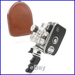 Paillard Bolex B8SL 8mm Movie Cine Film Camera with 3x Berthiot Cinor Lens S8-2073