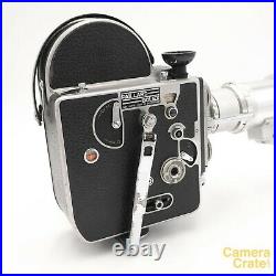 Paillard Bolex H16 16mm Cine Film Camera & 17.5-70mm f/2.4 Lens Working XL-4260