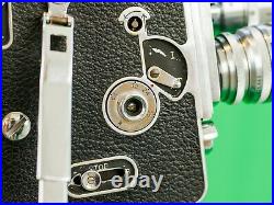 Paillard Bolex H16 16mm Movie Camera - 1936 model manufactured /w lenses/extras