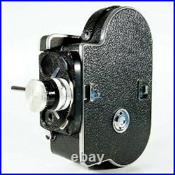 Paillard Bolex H16 Reflex 16mm Movie Camera + Kern Pizar 25mm H16 RX Lens