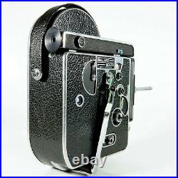Paillard Bolex H16 Reflex 16mm Movie Camera + Kern Pizar 25mm H16 RX Lens