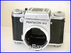 Pentacon Six 6x6 SLR Camera with Carl Zeiss Biometer 80mm f/2.8 Lens Boxed