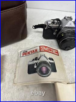 Pentax Asahi K1000 Film Camera With Lens & Strap Vintage 1970's VGC CLEAN Untest