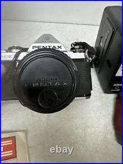 Pentax Asahi K1000 Film Camera With Lens & Strap Vintage 1970's VGC CLEAN Untest